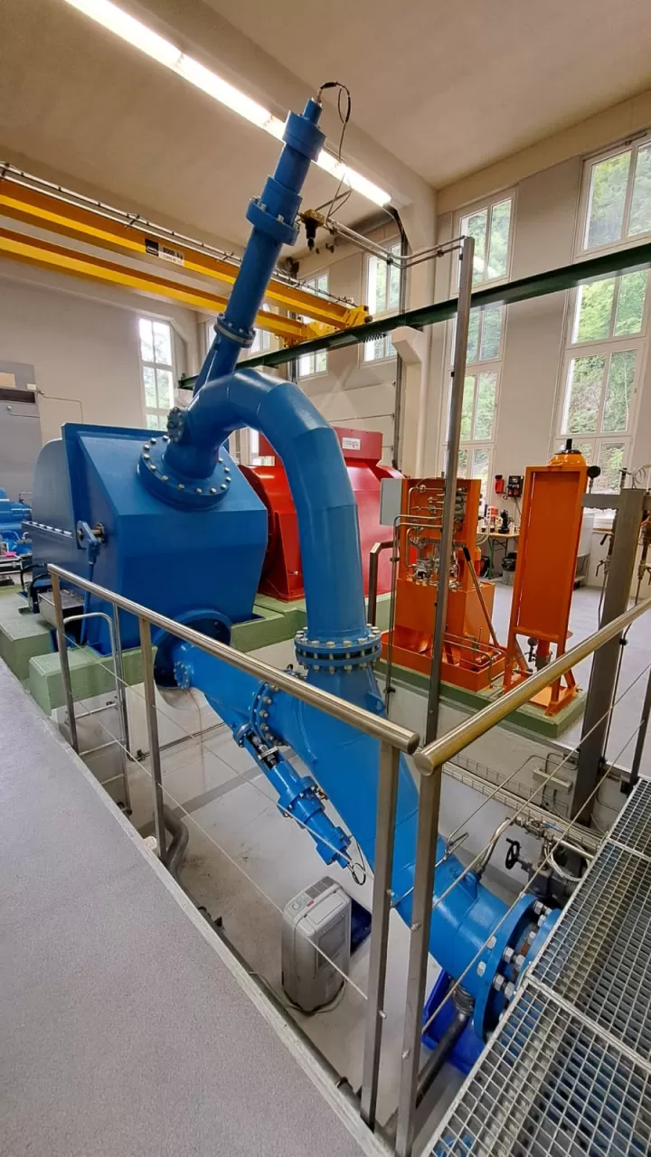 Turbine eines Wasserkraftwerkes