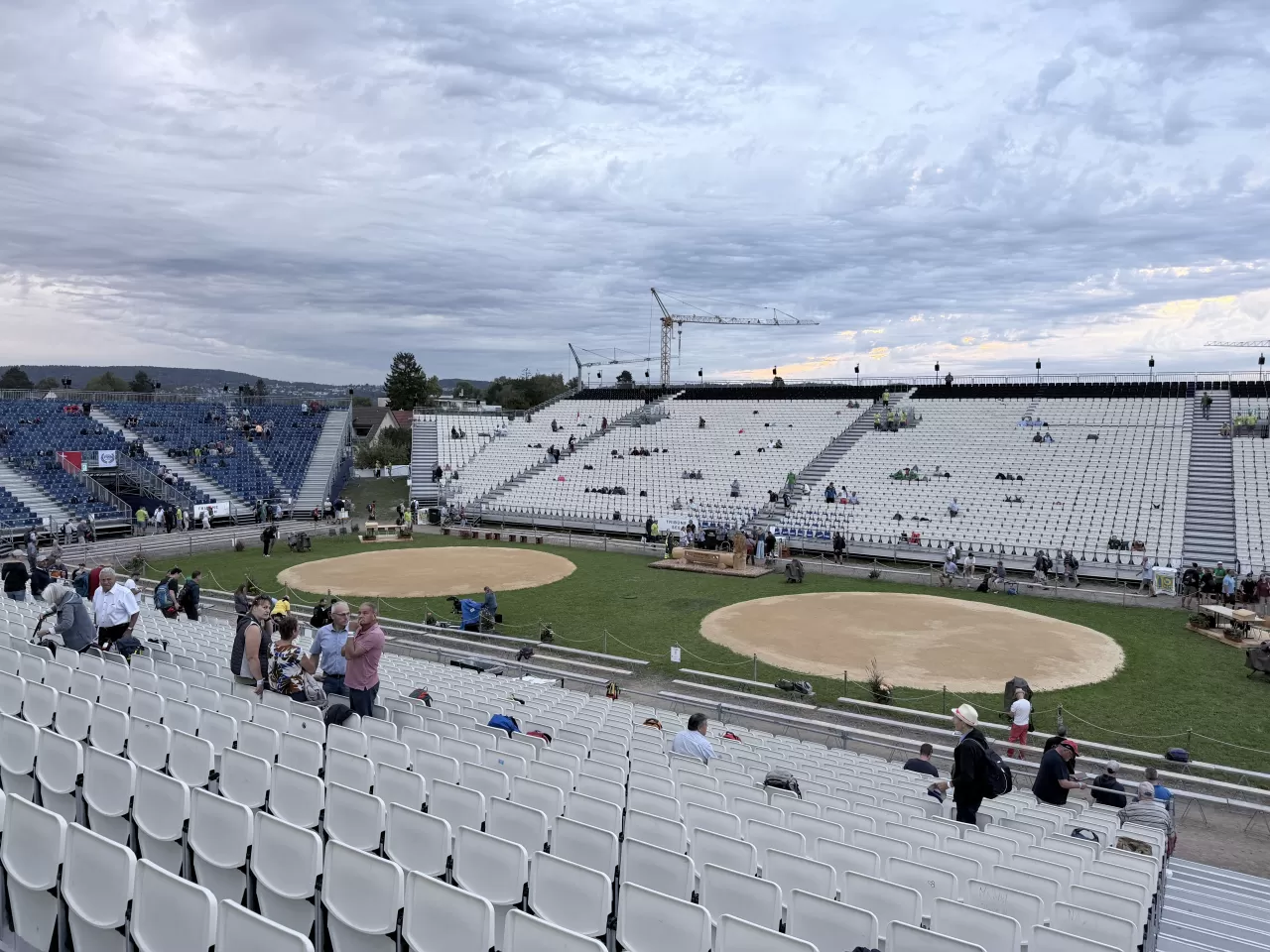 Arena noch leer